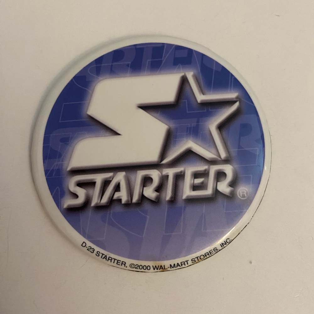 Vintage Wal Mart STARTER Button